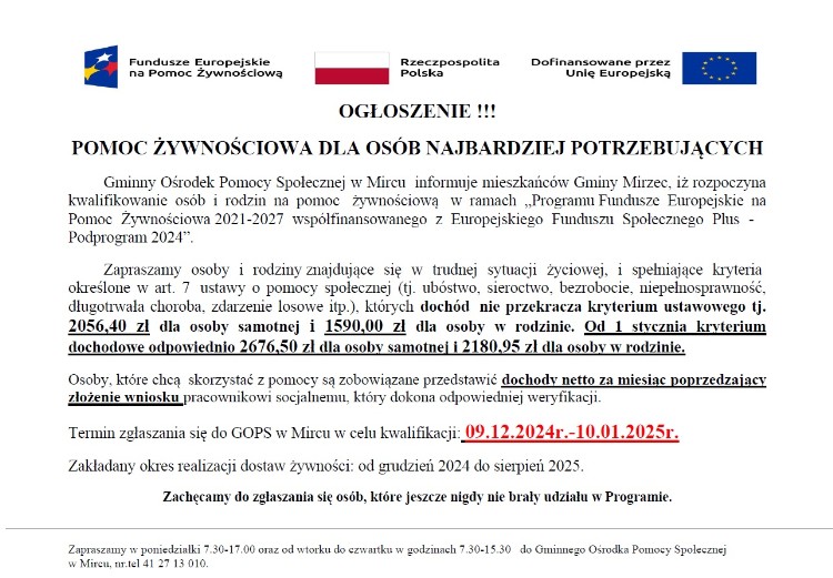 Ogłoszenie