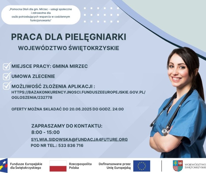 Praca dla pielęgniarki